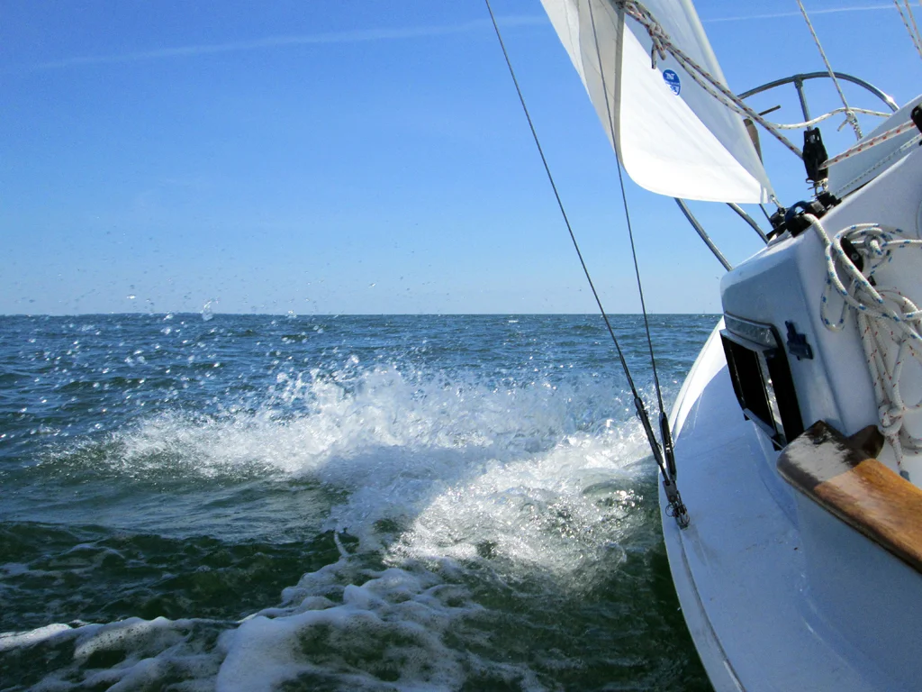 August 19th: Had a great sail in the afternoon with absolutely perfect winds and calm seas.