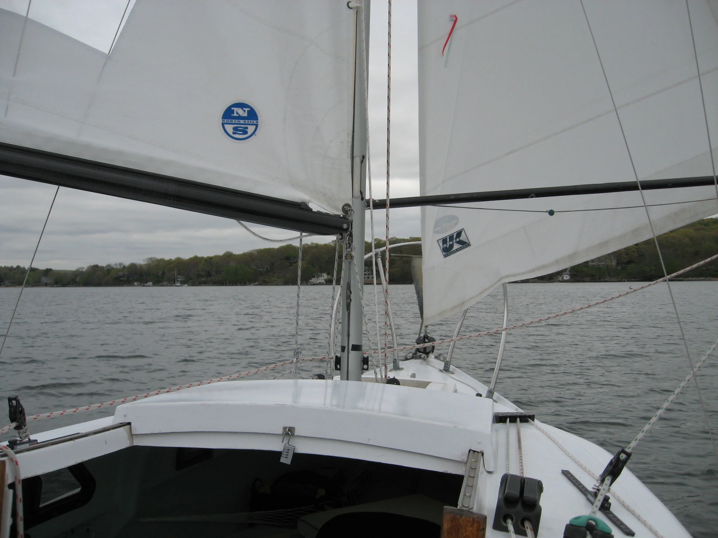 This year, ORION is sporting a brand new carbon-fiber boom, courtesy of my father (a Christmas present). A great addition!