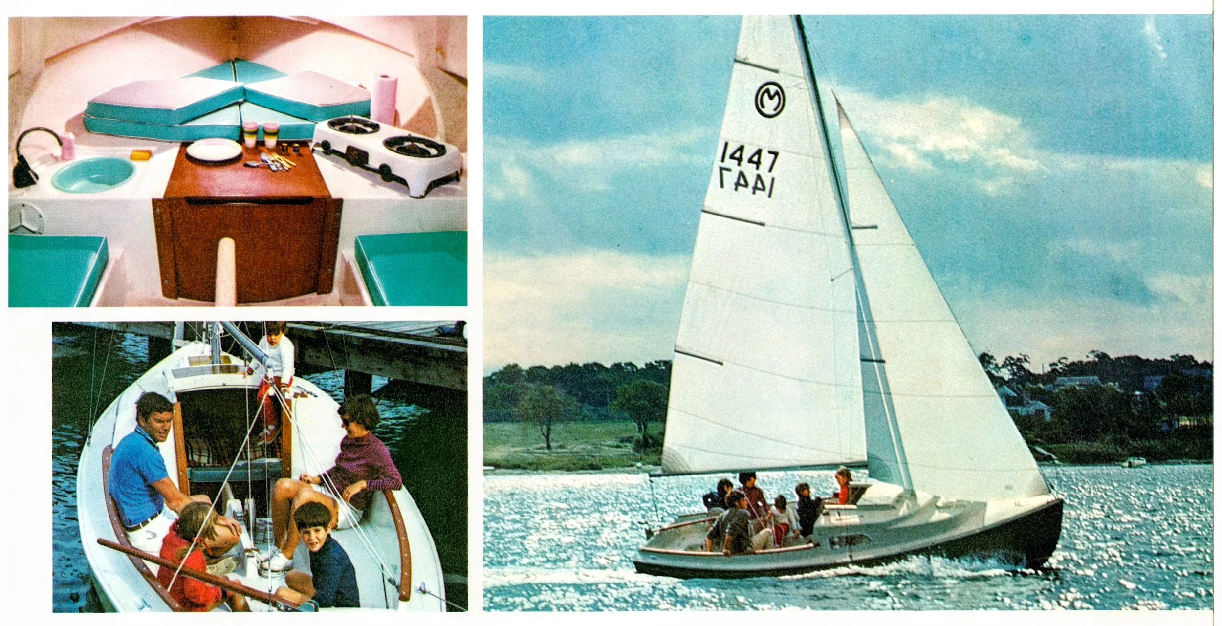 1970 O'Day Sailboats Catalog — O'Day Mariner 1922 "Orion"