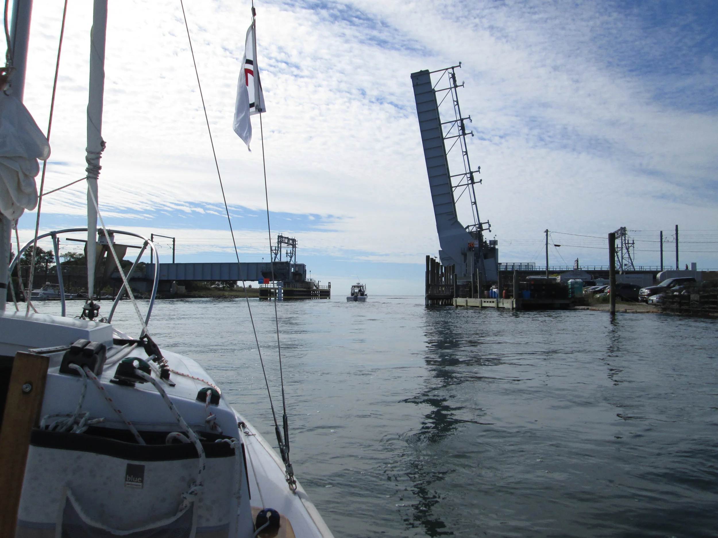  Friday, October 6th: I finally got the chance to check on ORION following Hurricane Jose. She was calmly swinging on her mooring with no issues (except for a scummy waterline which I scrubbed clean). I took off all the extra securing lines and took 