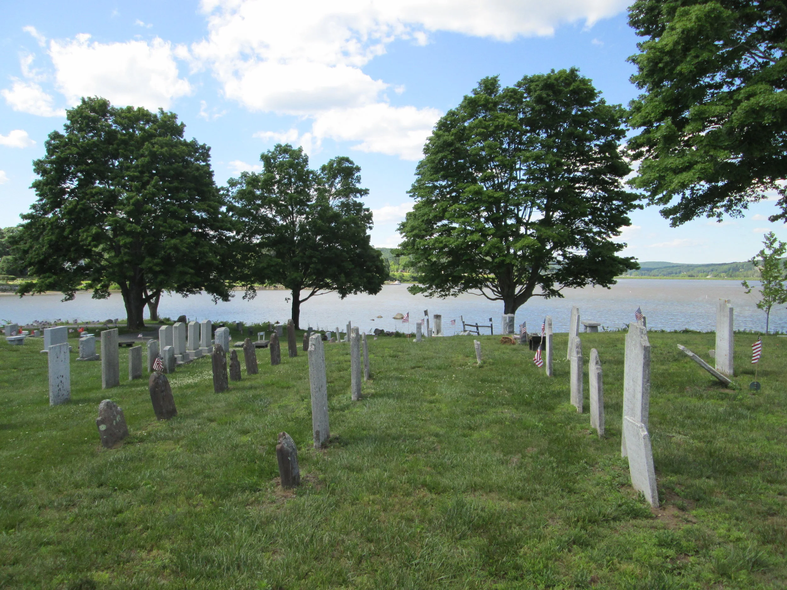  I also had the chance to explore a remarkable cemetery bordering on Essex’s North Cove. All the old names from the 1600s and 1700s are here - Pratt, Hayden, Lay, Bull, Bushnell - and so many more. 