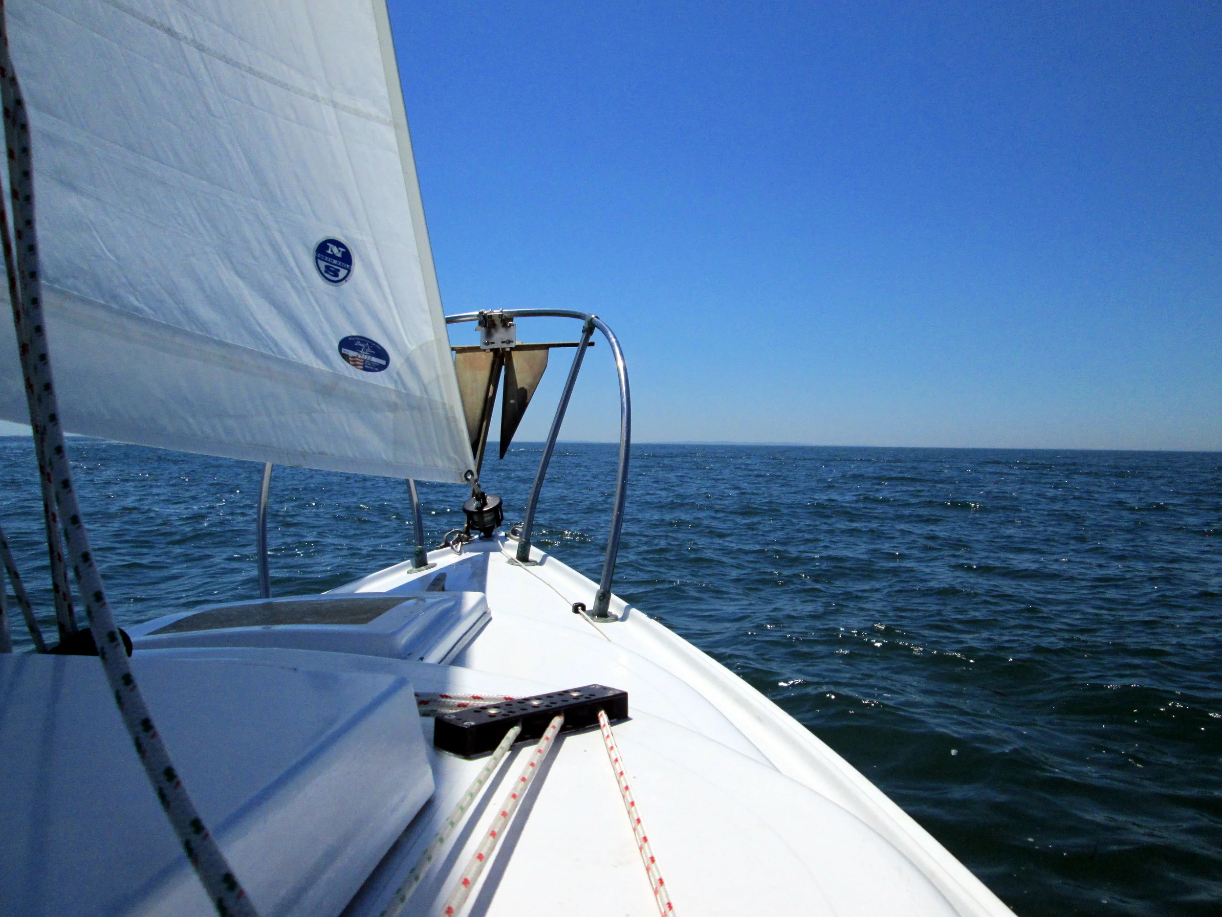  The wind held pretty steady from late morning to early afternoon, and it really was a perfect day to be on the water. 