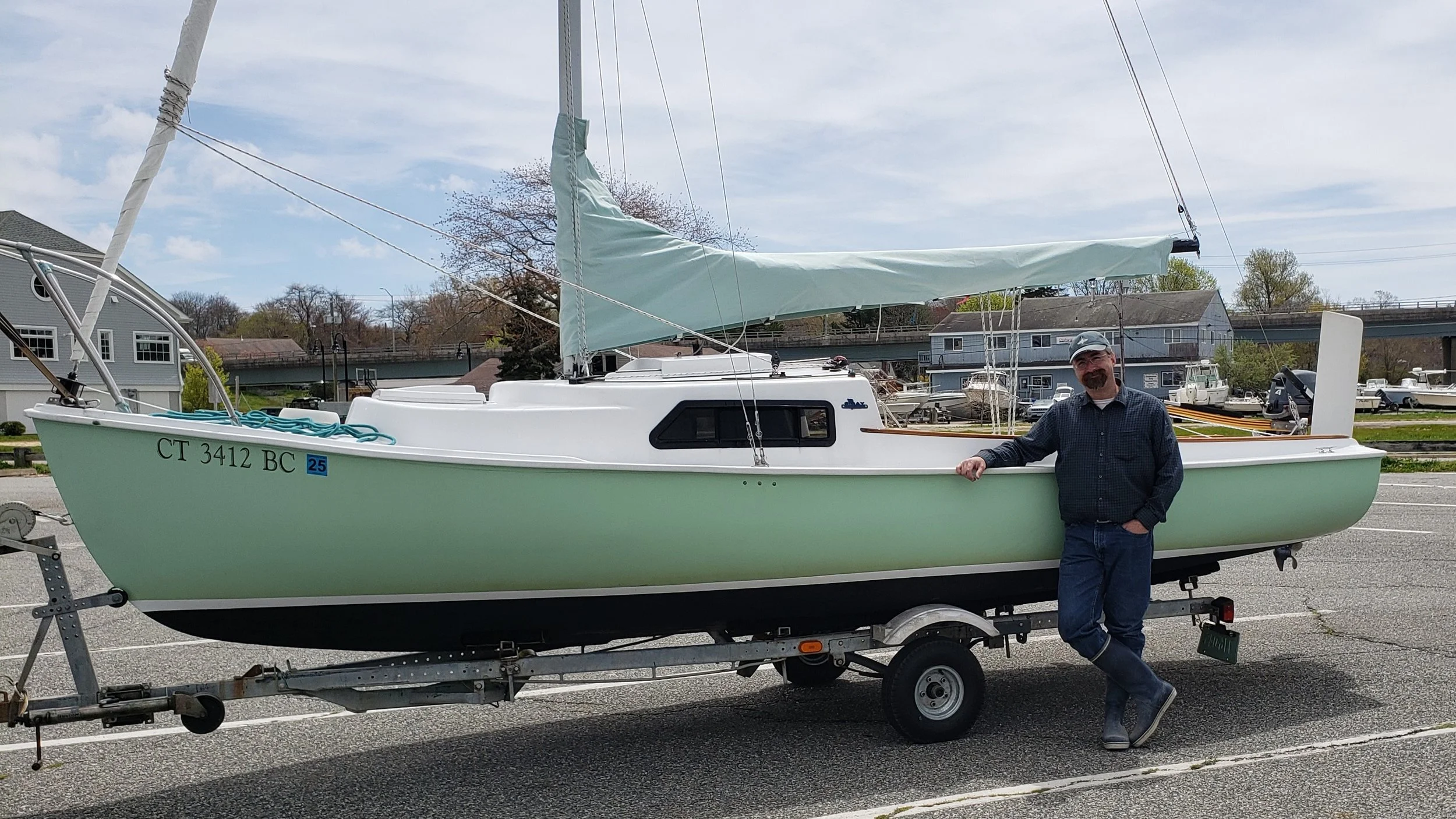May 3rd: After finishing a number of winter projects, ORION finally made it to the Waterord launch ramp.