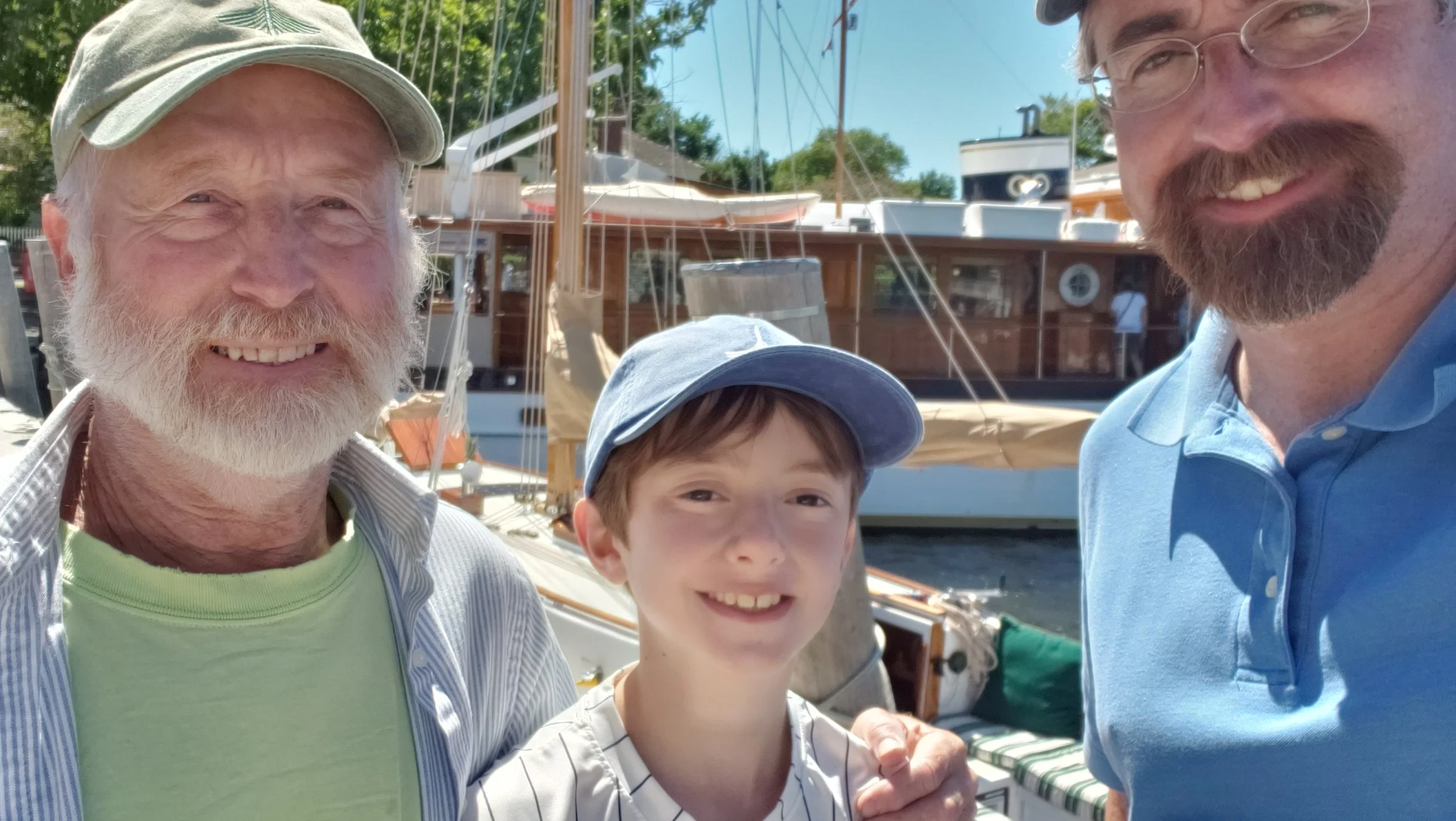 We met my father at the Show - three generations of Bayreuther sailors! Click here to check out the photo album of the trip.