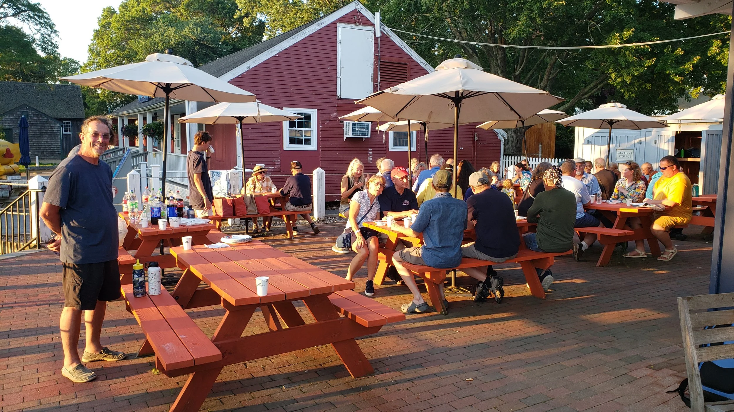 We had a pizza party Friday night, enjoyed a great day on Saturday, and returned to Niantic on Sunday.