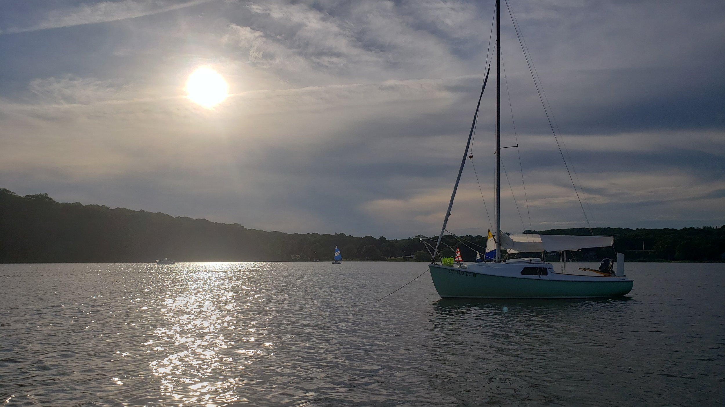 We anchored in the anchorage above the Seaport and enjoyed dinner ashore and a peaceful night's sleep.