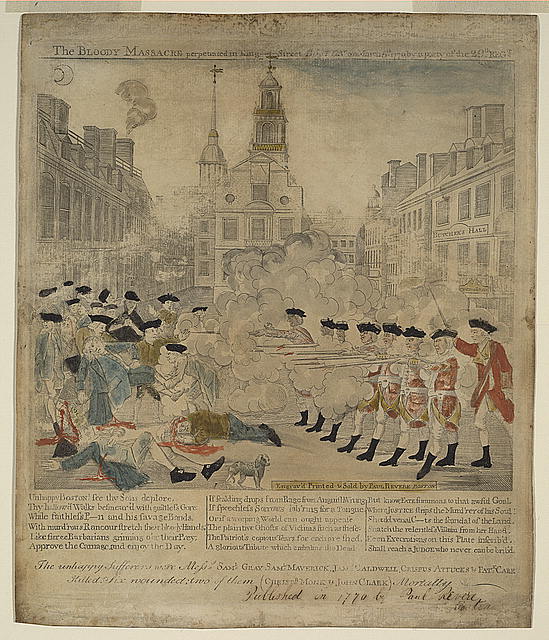 Paul Revere Engraving