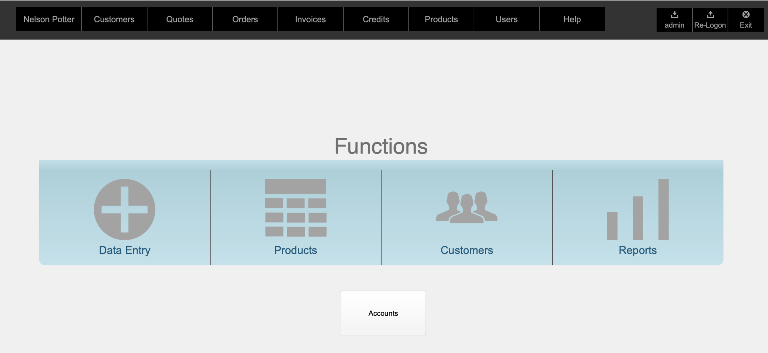 From the menu to all areas. An easy to use bespoke business system.