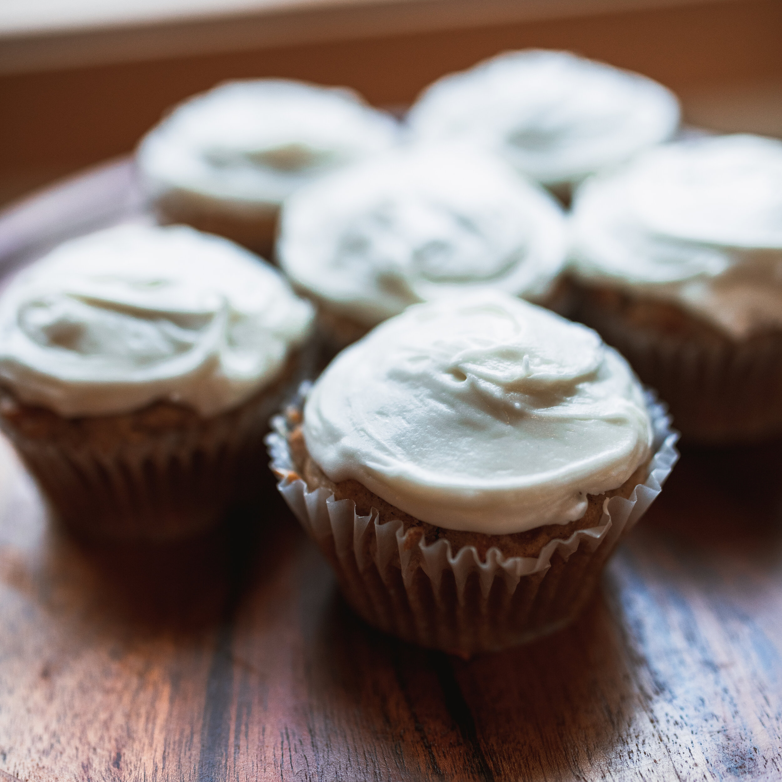 Chai Carrot Cake Cupcake 