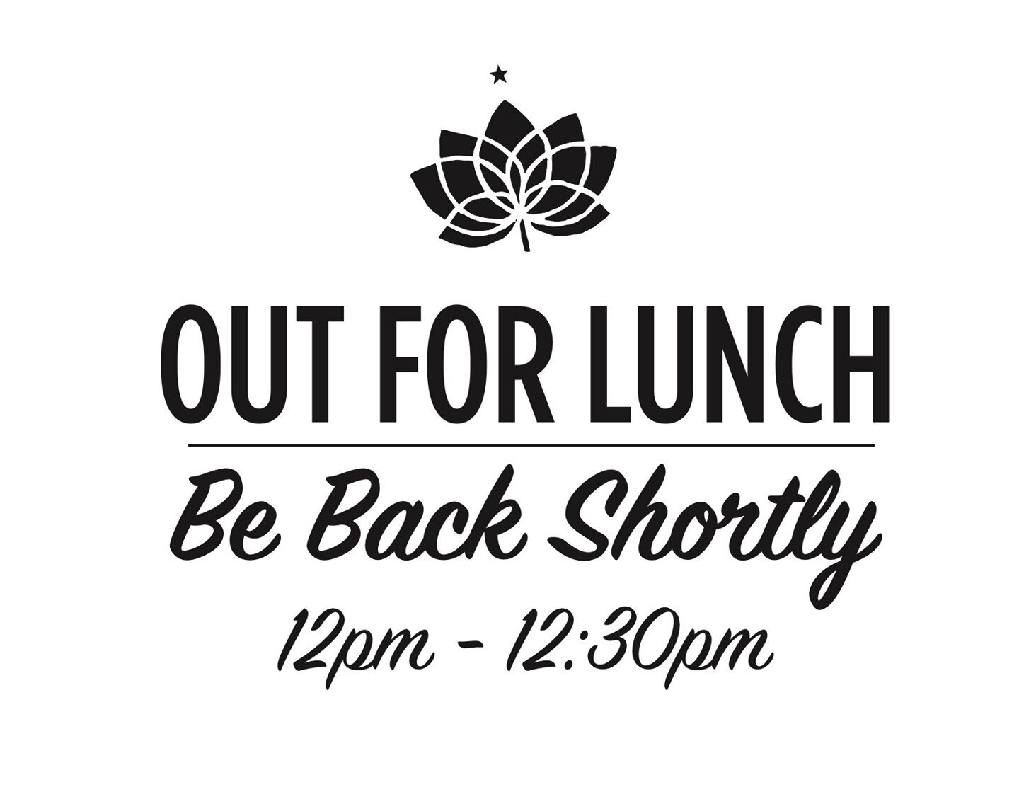 Starting Wednesday 7/7 we are implanting a 30 min lunch break for our staff! We will be closed 12-12:30pm Sunday - Friday! We will be open all day Saturday! Sorry for any inconvenience, we appreciate our customers and community and we are working dil