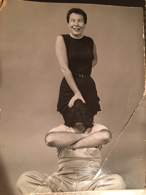 Raymond and Eleanor's wedding photo, 1954