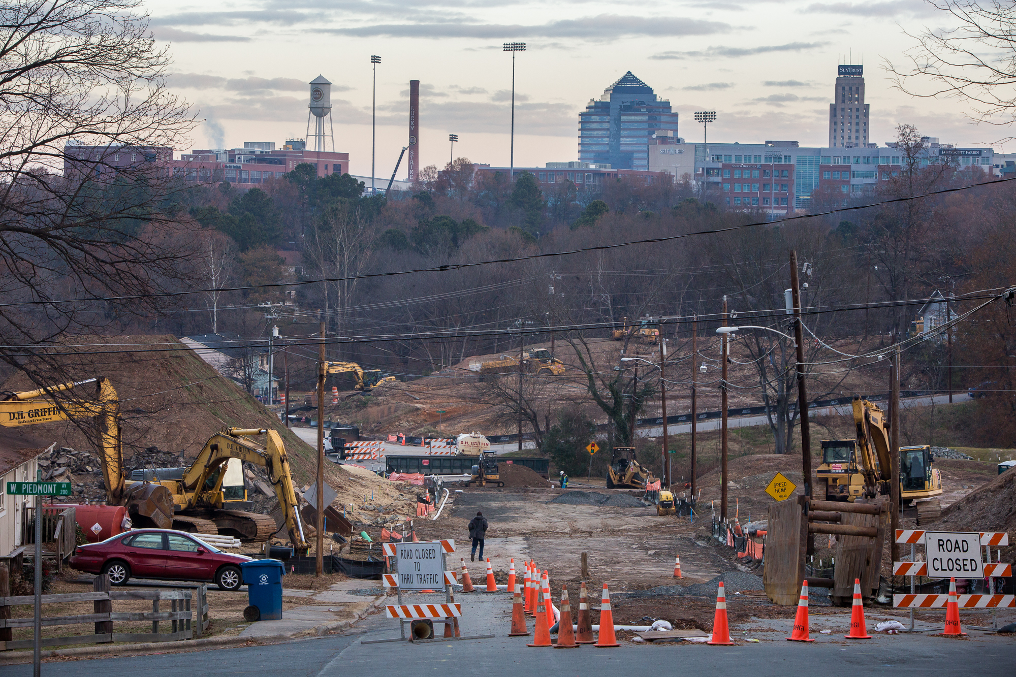  Demolition and construction continues in Durham’s Southside neighborhood in 2013. Nonprofits have partnered with the City of Durham to reclaim land in the neighborhood for a redevelopment project. The goal is to build nicer and more affordable housi