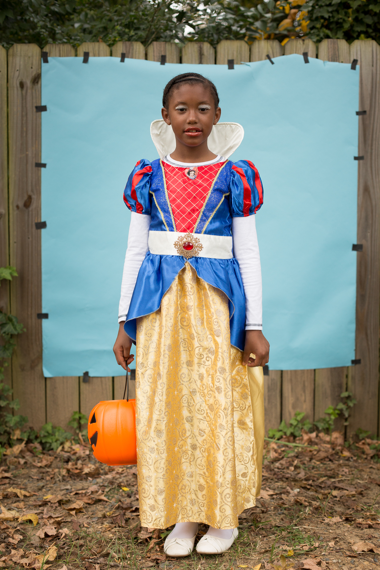  Z'Dayvia Holloway, 7, dressed as Snow White, posed for a portrait at the Southside Community Center on Halloween in 2014. 