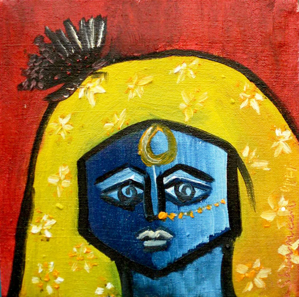 THAR III. Oil on Canvas. 6"x6". 2014.
