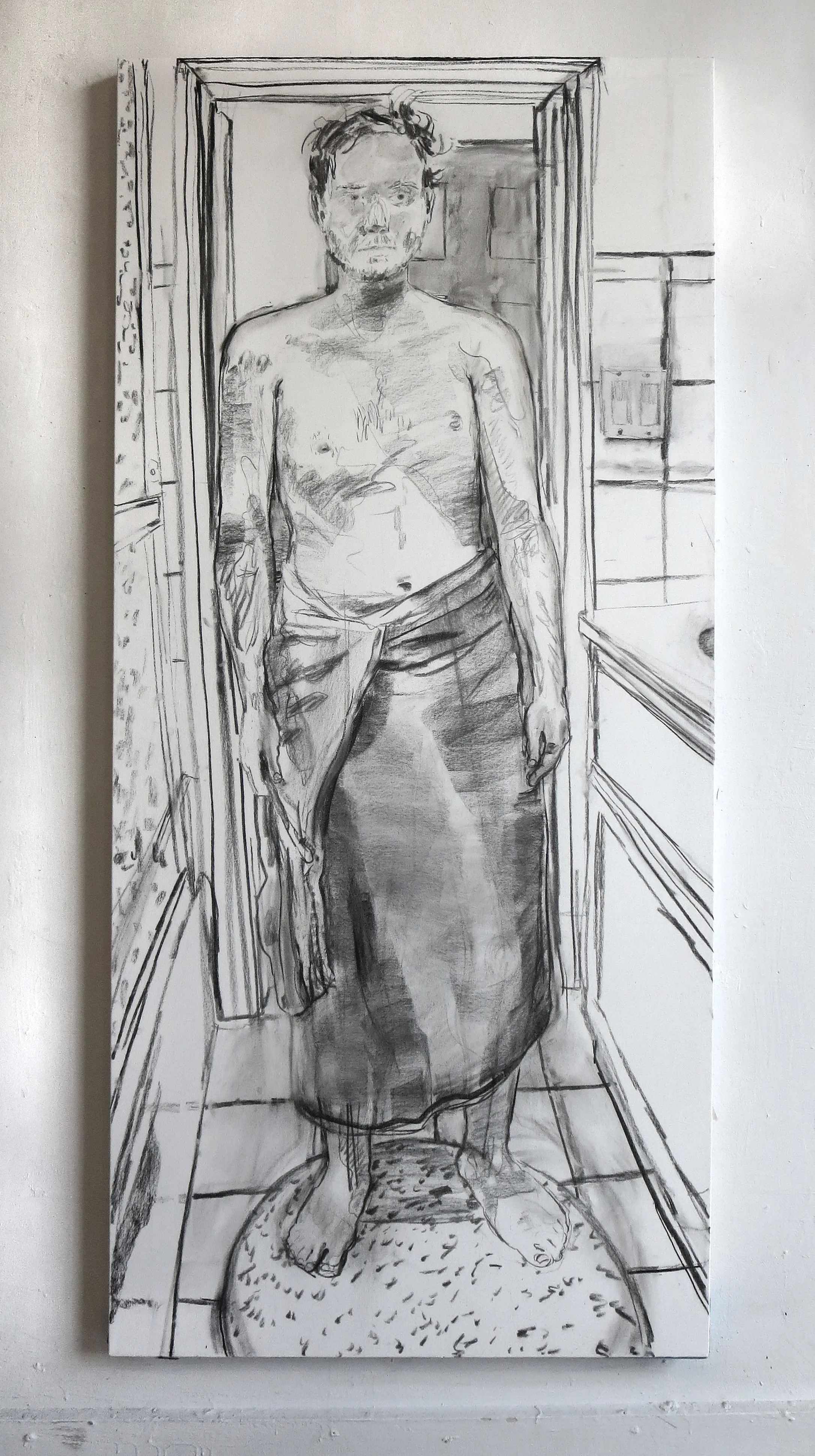 Underdrawing (in the bathroom)