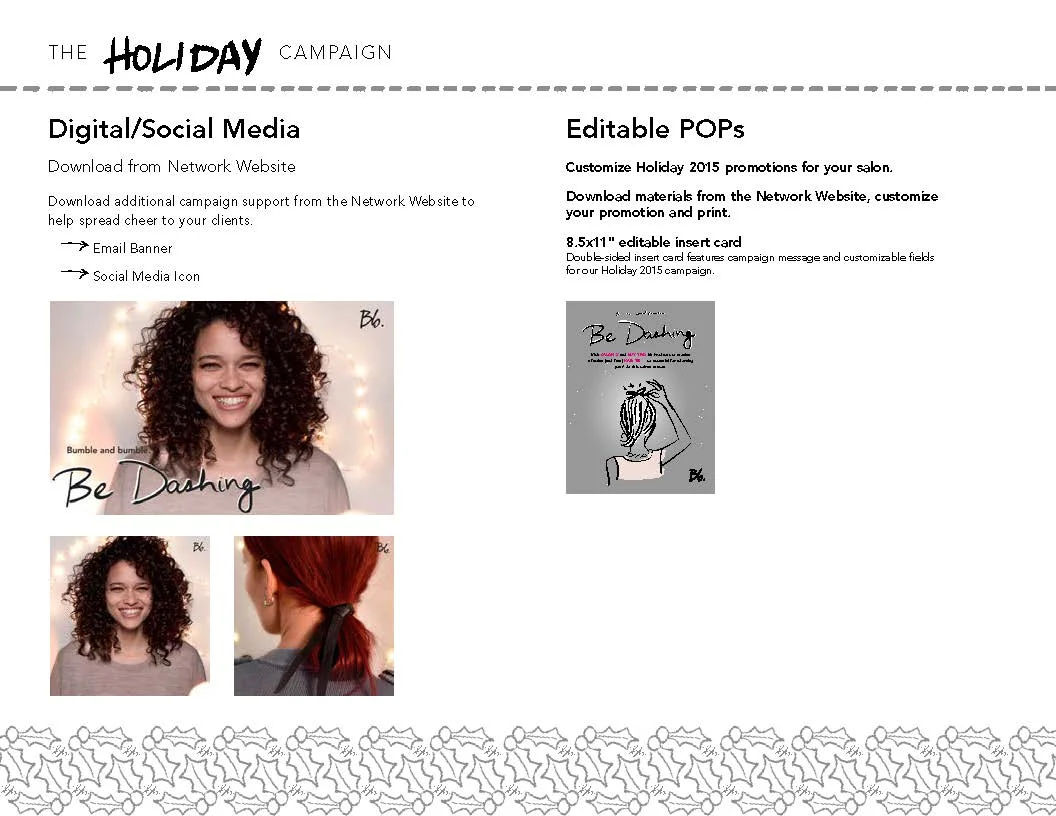 Bumble and bumble. Campaign Guideline