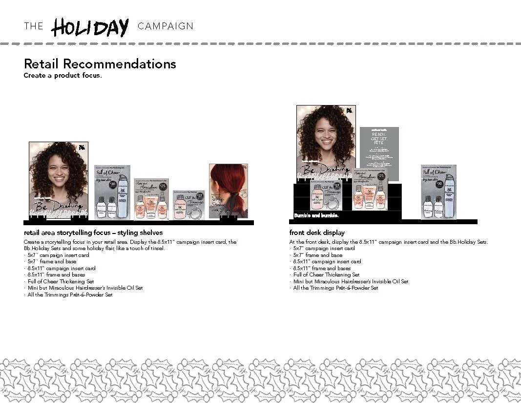Bumble and bumble. Campaign Guideline