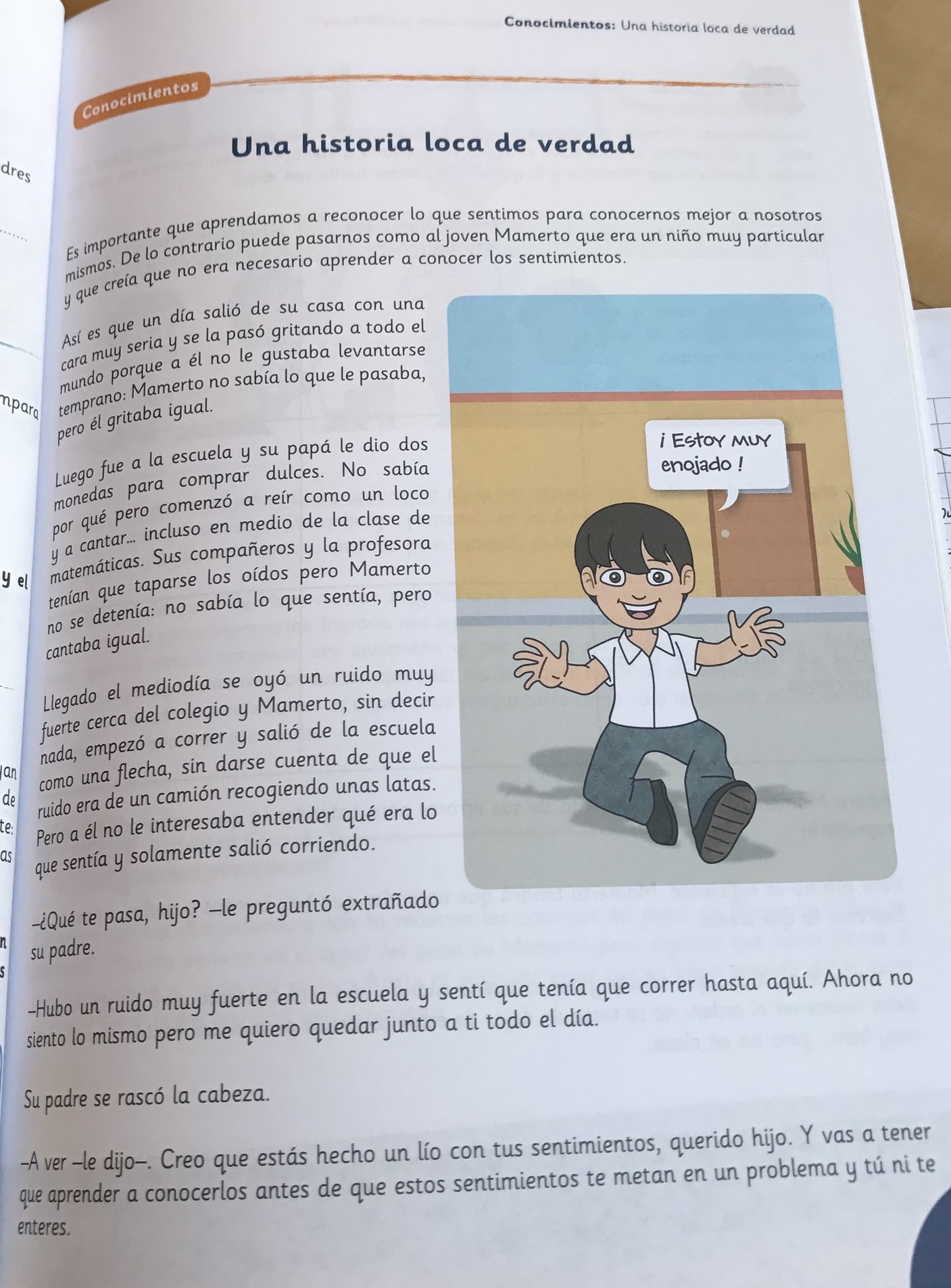 An authentic reading! Although it has past tense, it can be presented via TPR.