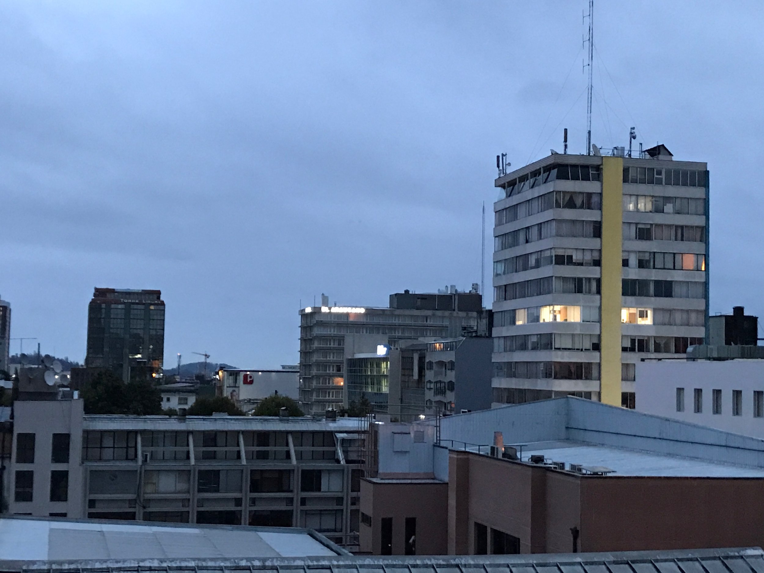 Rainy Concepción on Censo Day