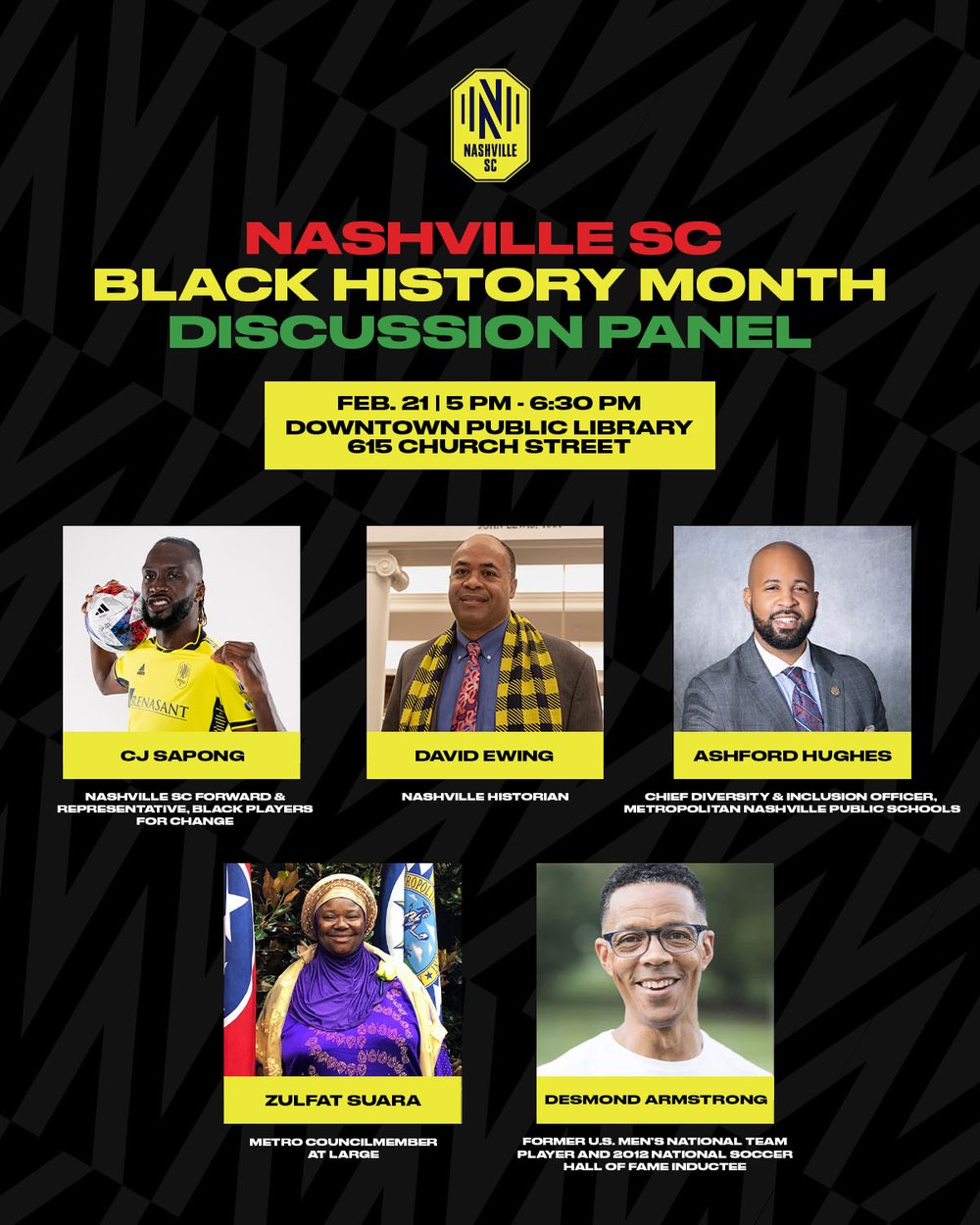 2/21 Nashville SSC Black History Month Discussion Panel