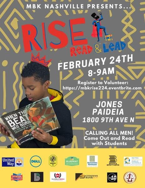 2/24 RISE, READ &amp; LEAD: A Reading Mentor Event