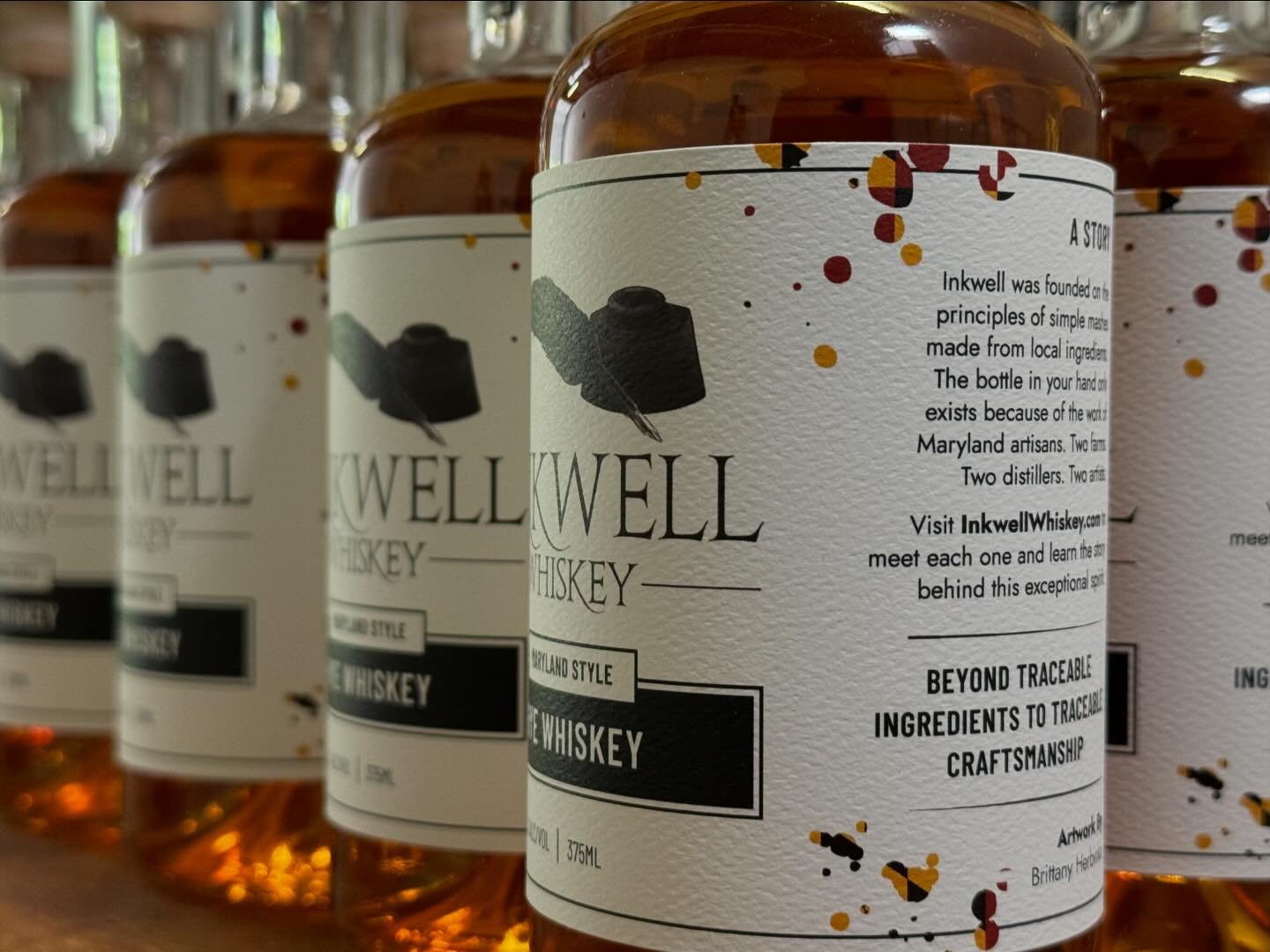 The newest style of Inkwell is coming&hellip;
Get ready for our invitingly sweet, beguilingly spicy Maryland Rye. Made with four kinds of grains, it&rsquo;s bound to be defy and exceed your expectations. 
We&rsquo;re launching this new spirit at @shm