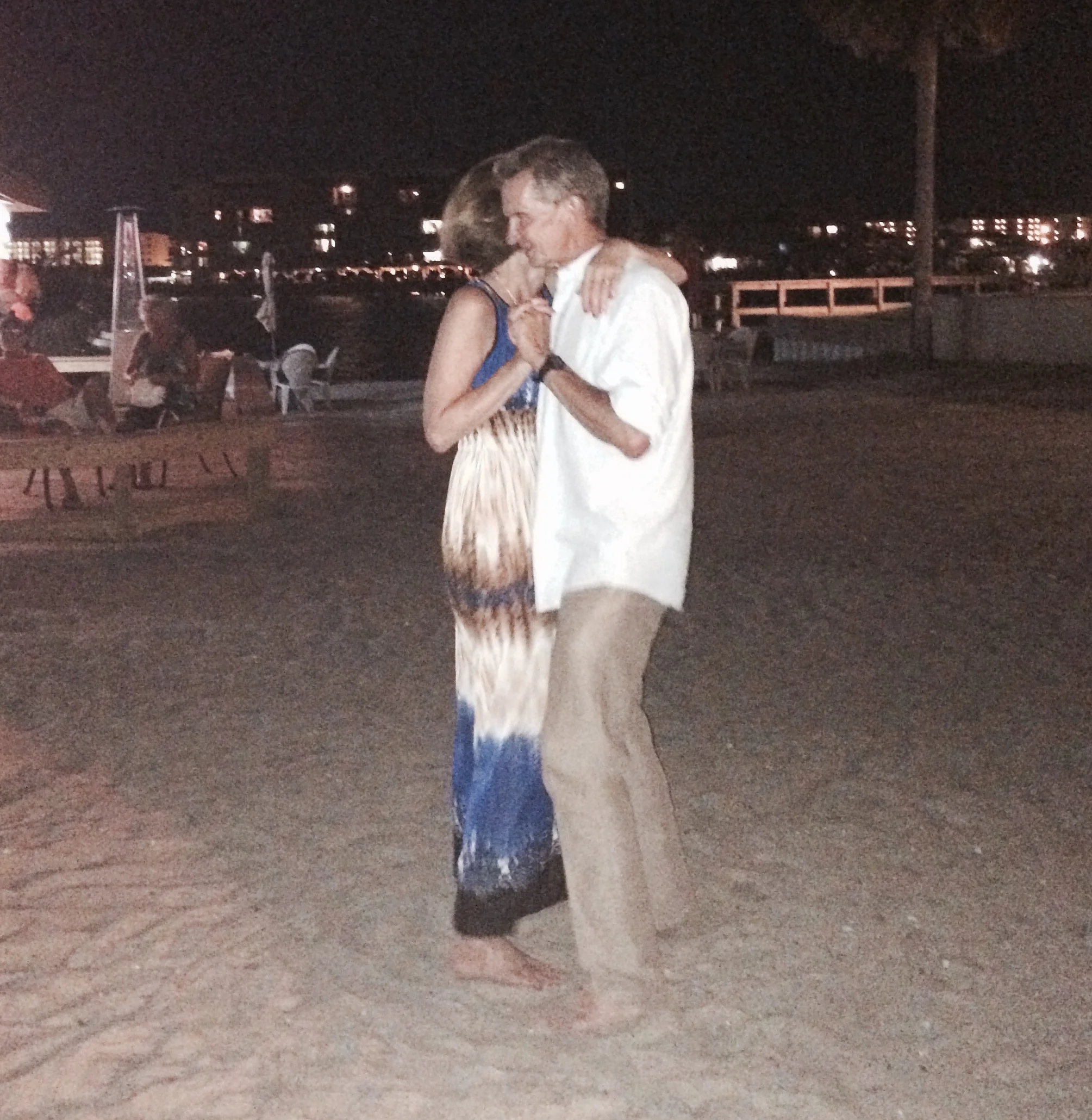 One should celebrate their birthday dancing barefoot at the beach with their honey!