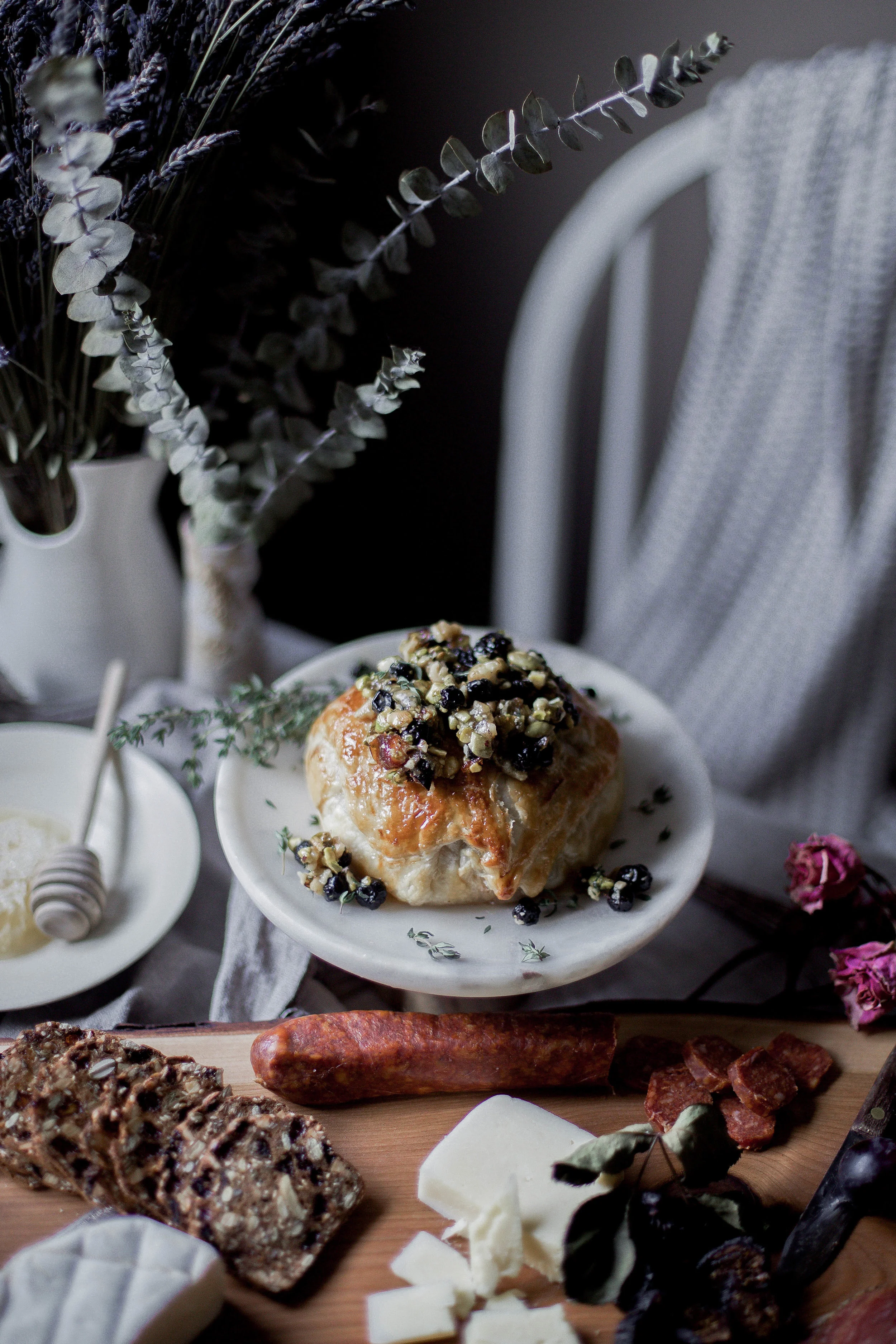 honey puff wrapped baked brie with dried blueberries, walnuts & pistachios (15 of 1).jpg