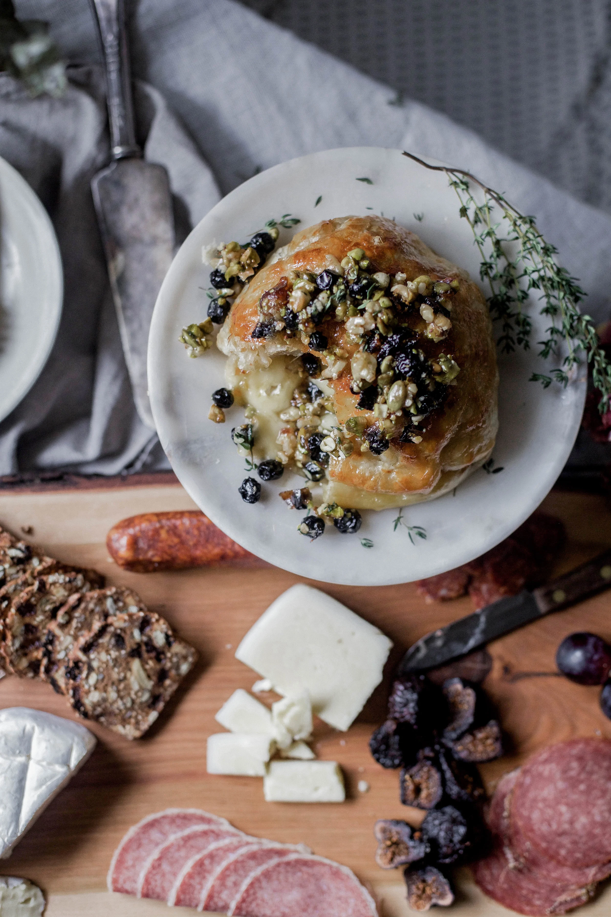 honey puff wrapped baked brie with dried blueberries, walnuts & pistachios (102 of 1).jpg