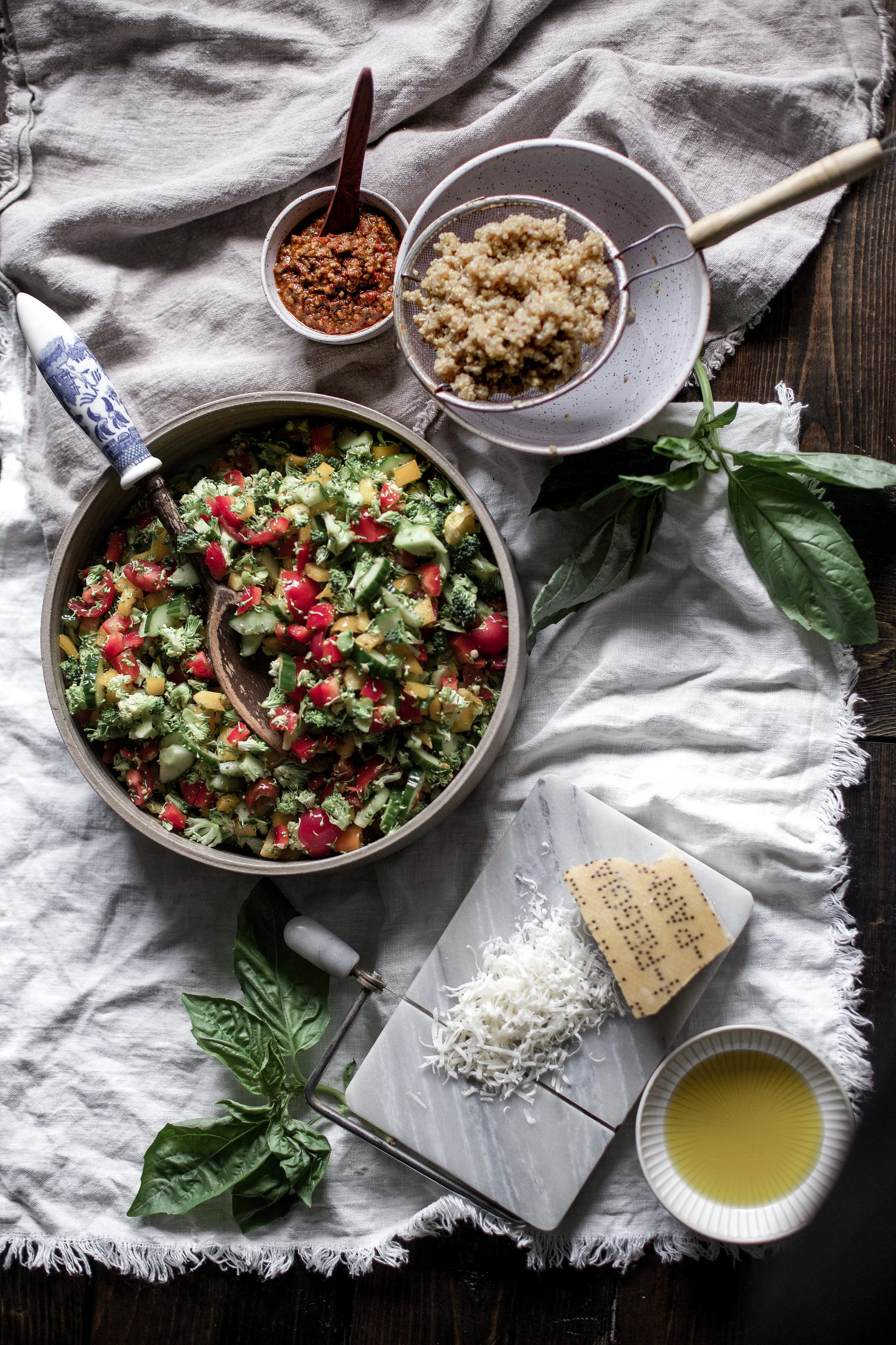 sun dried tomato & basil pesto veggie quinoa salad (2 of 1).jpg