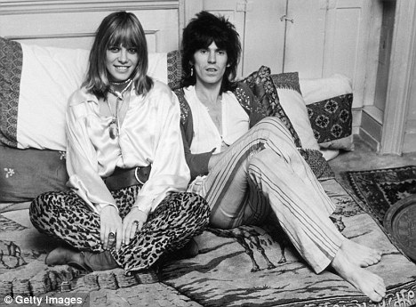 Anita Pallenberg and Keith Richards