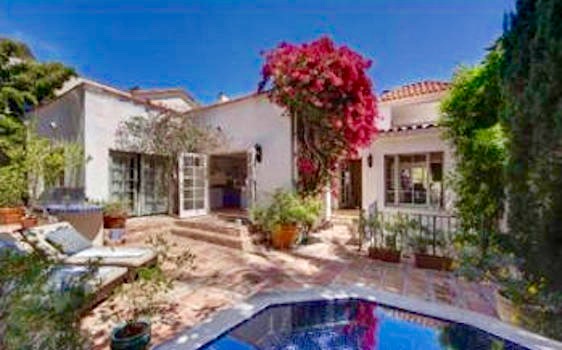 THE UPPER HALF OF TONY'S HILLSIDE HOUSE- WITH THE FIRST POOL