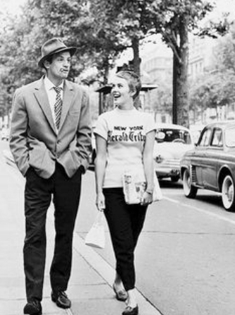 JEAN-PAUL BELMONDO AND JEAN SEBERG IN "BREATHLESS"