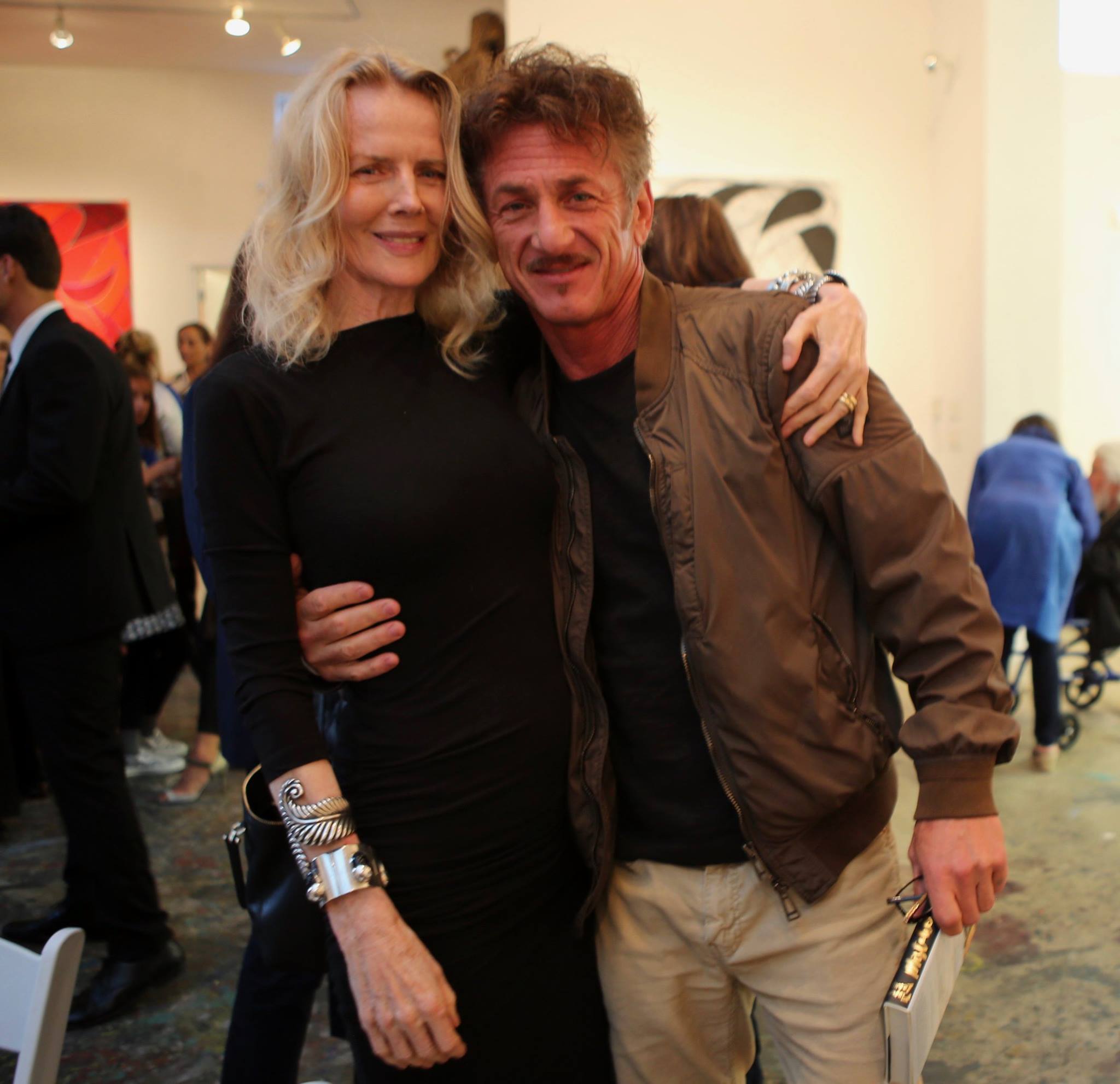 Fiona Lewis and Sean Penn