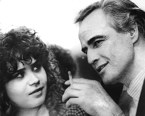 MARIA SCHNEIDER - A FEW YEARS LATER - WITH BRANDO in 'LAST TANGO IN PARIS'