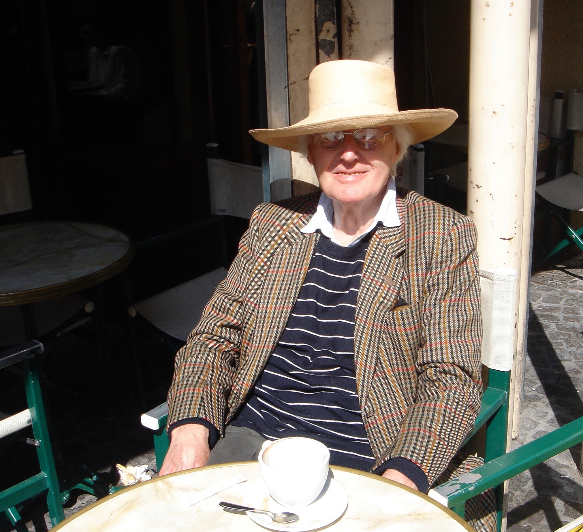 MY FATHER IN FRANCE, IN HIS VACATION CLOTHES