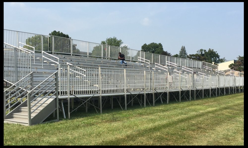 Elevated Aluminum Bleachers