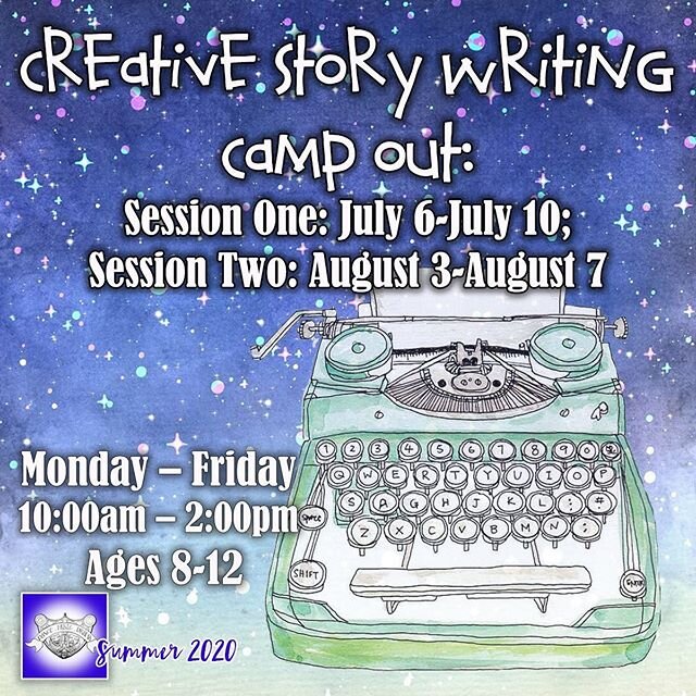 REGISTRATION NOW OPEN!
This week long camp will give students the opportunity to explore their creativity and create and collaborate on ideas while working on short stories to be presented to an audience on the final day. Each day the students will w