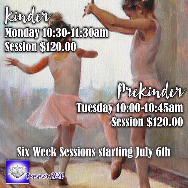 Kinder and Pre-Kinder dance class sessions available in studio for limited numbers. Check out our summer info on our website(link in the bio) or contact us to at 845-778-2478 to book a spot today! #hvcfa #dance #summercamp #hudsonvalley #performingar