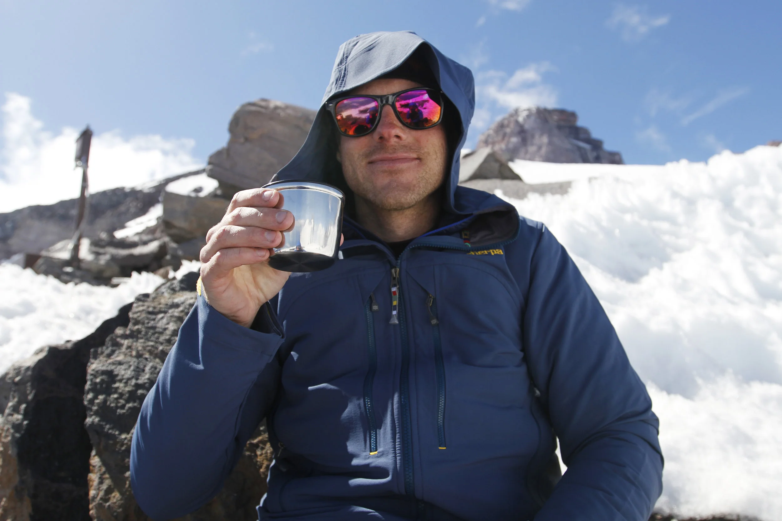 Tea time at 10,188 feet. 