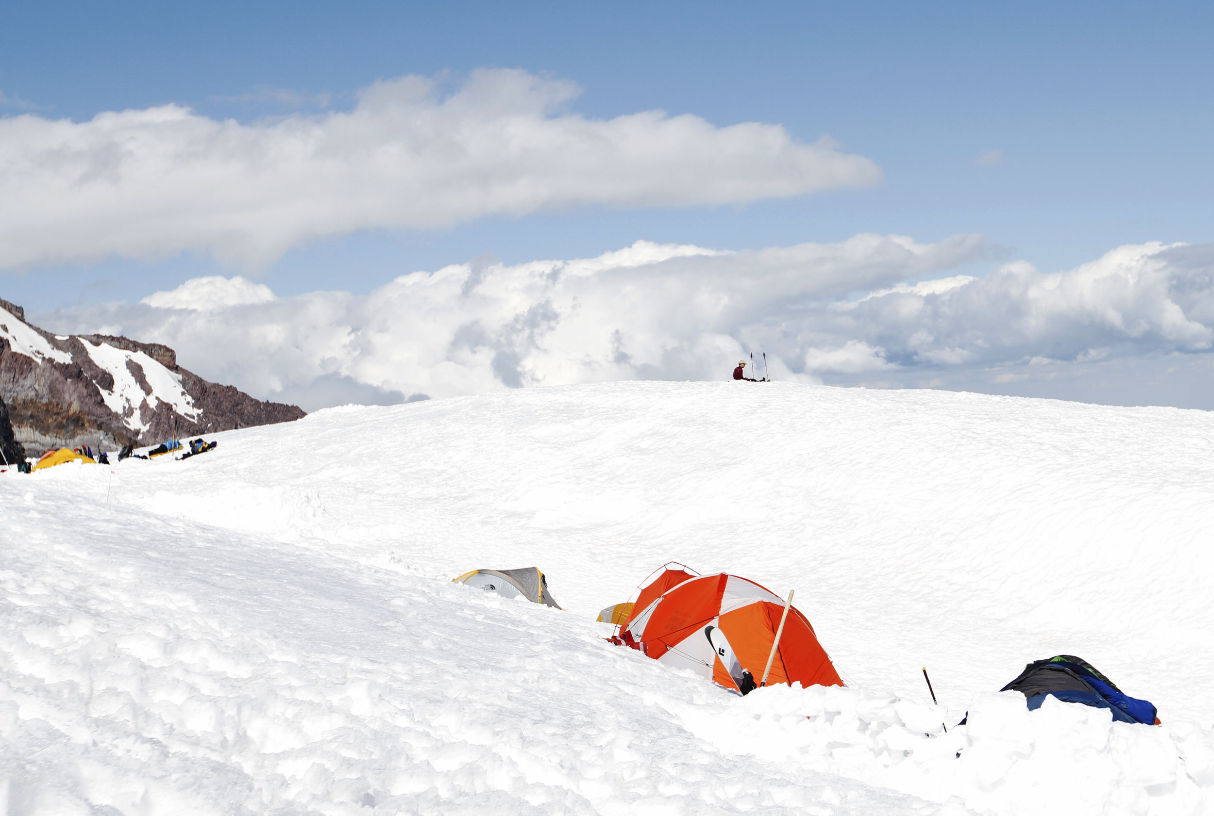 The people in those tents are going for the summit, and I want to be one of them. 