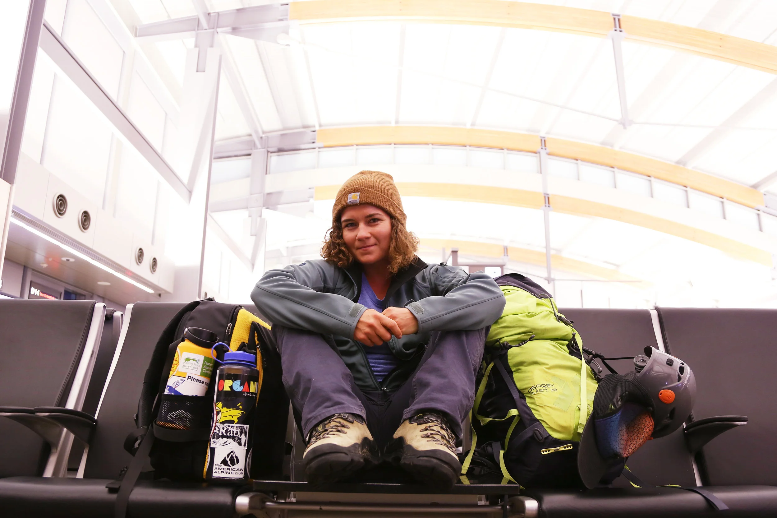 The place where every major adventures begins—RDU at 5:30am. My backpacks and I are ready to roll for 12 weeks of travel. 