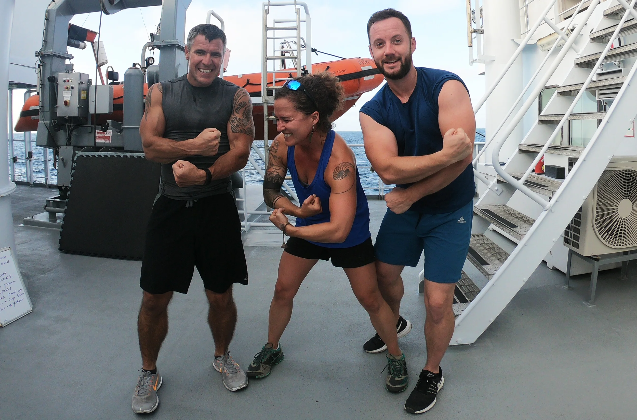 So swole. Working out with these guys keeps me strong and sane.