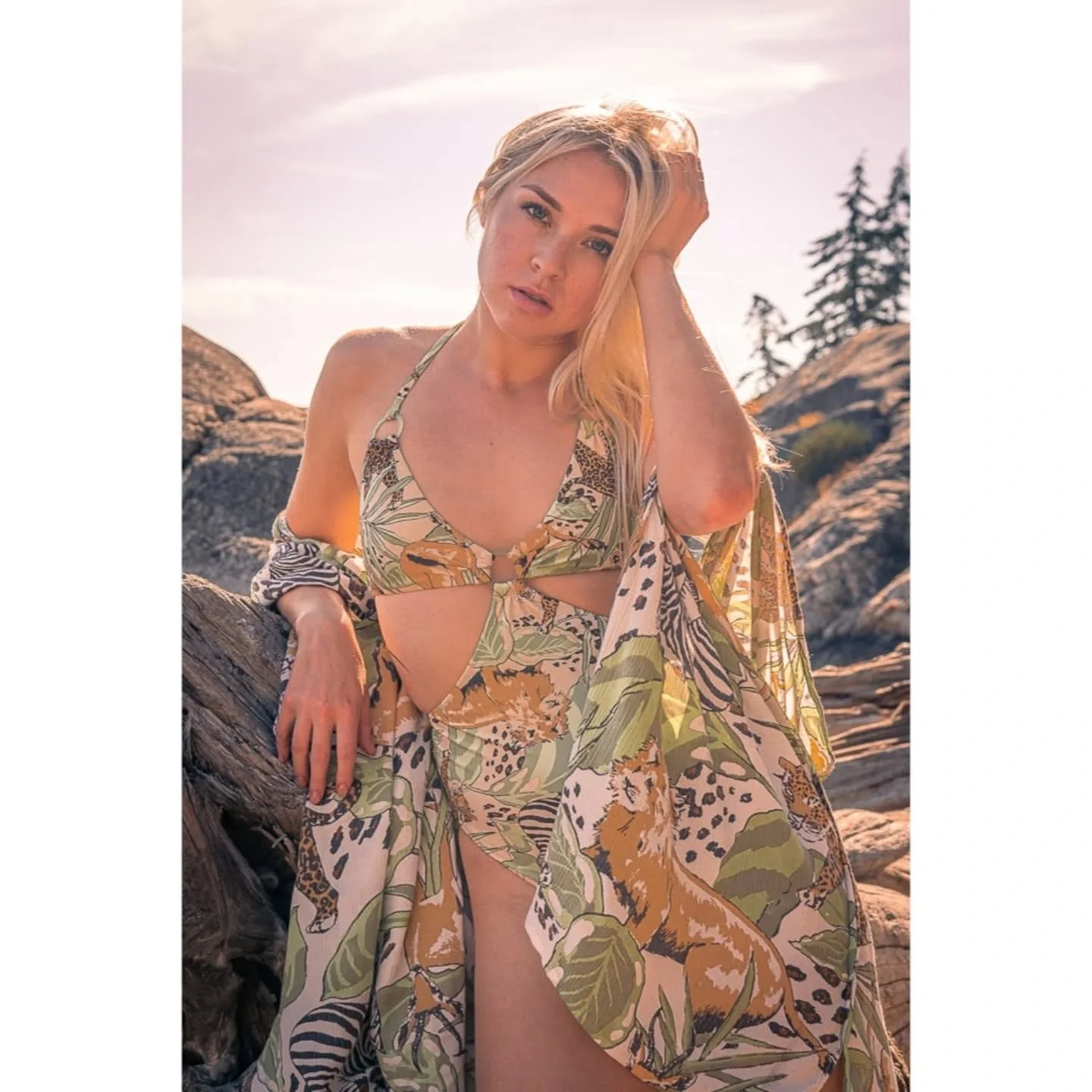 Throwback to Summer Season, please take me back to warmer days and later sunsets. Usually I'm not a fan of photographing one-piece swimwear; due to the cut it makes it hard to make it flattering compared to two-piece bikini's where you can ride the b