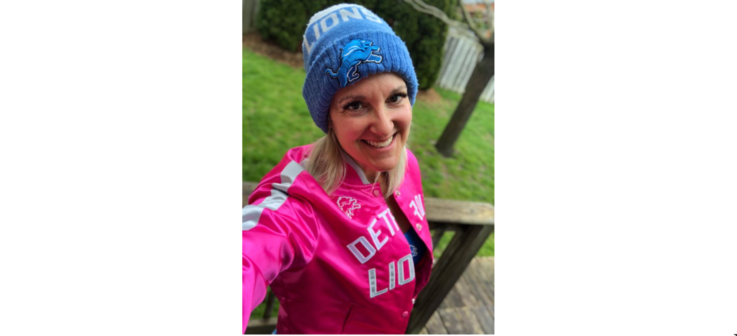 Selfie Spotlight Adina! #beautiful #health #fitness #detroit #lions #adina