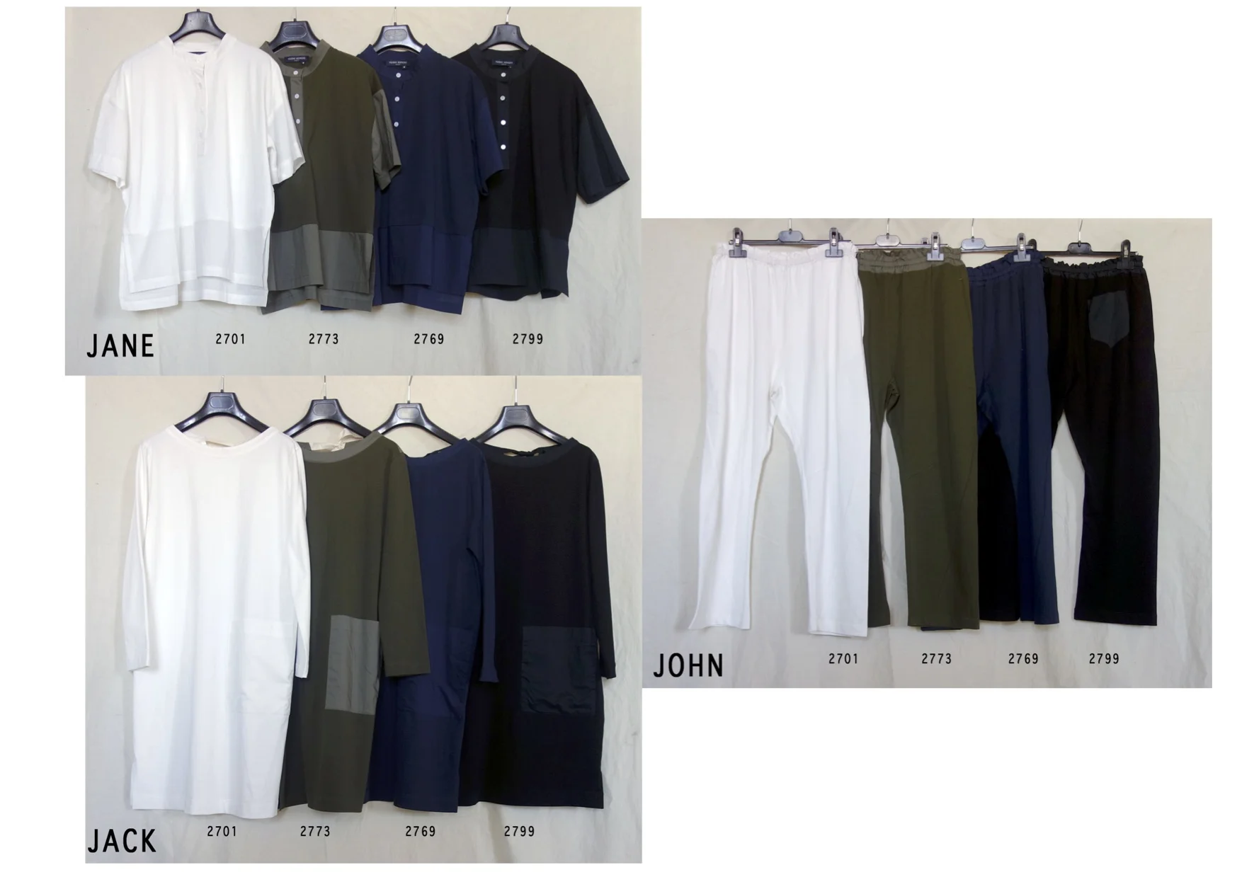 jane: $120 jack: $120 john: $105