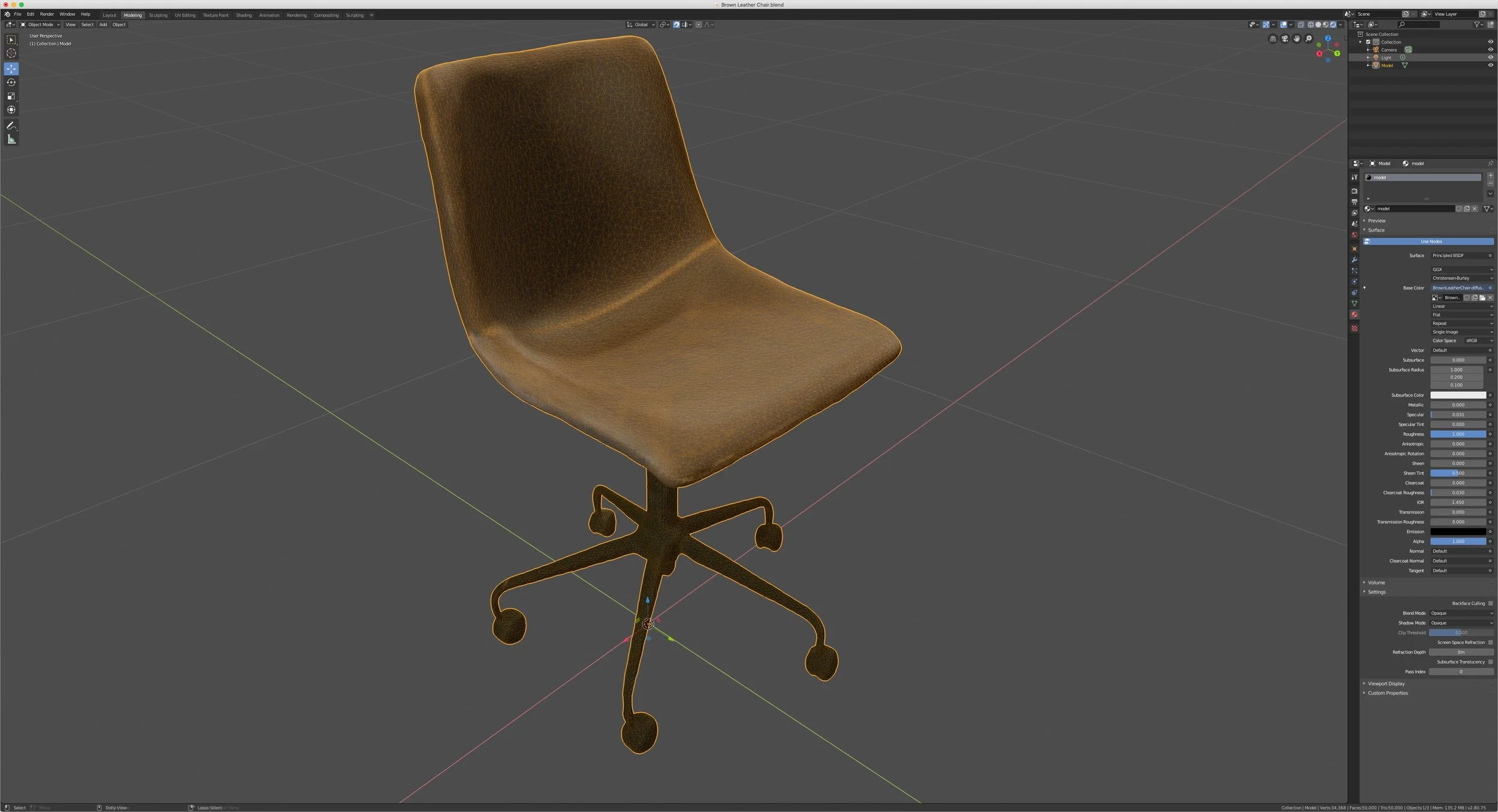 Brown Leather Chair - Blender Wire Composite.jpg