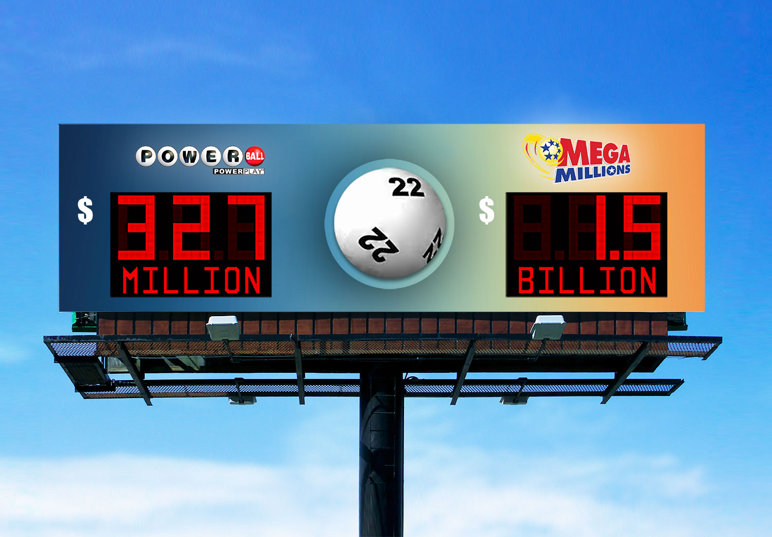 Lottery Billboard Sunshine Electronic Displays