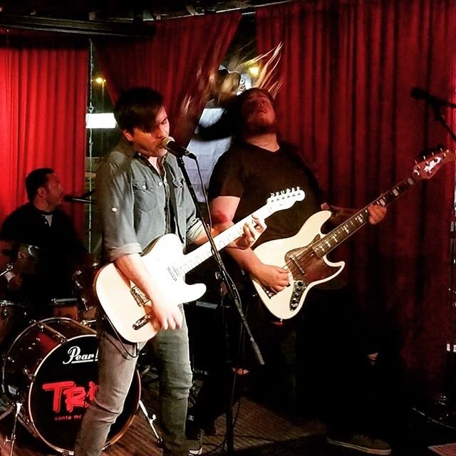 We&rsquo;re hair flipping excited to be back on stage this Saturday at @tripsantamonica !!! 9PM. $10 at the door. 🤘
.
.
.
#faithlesstownempires #albumreleaseparty #tripsantamonica #losangelesrock #losangelesmusic