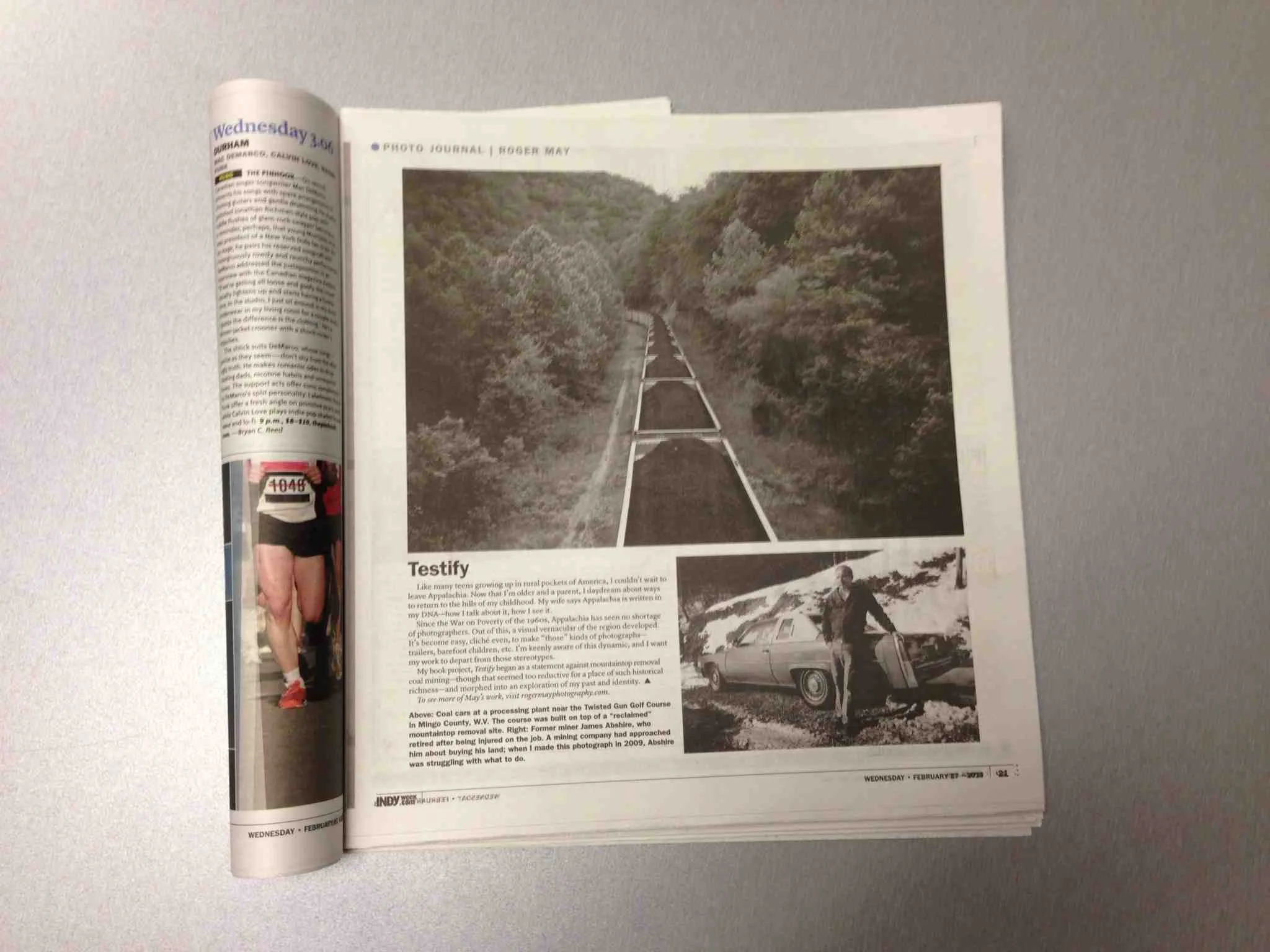 Testify in The Independent Weekly 